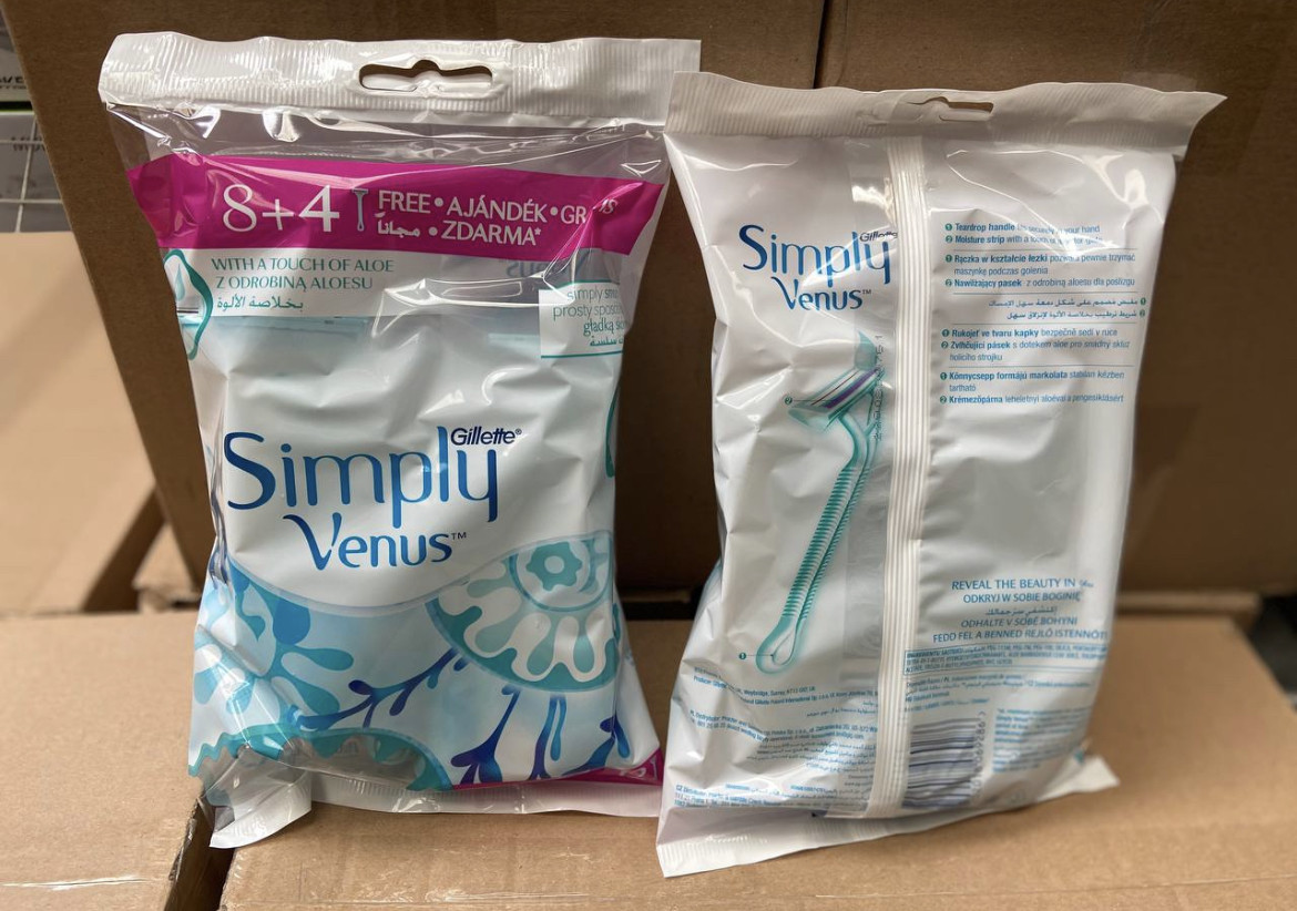 Бритви одноразові Simply Venus 2 леза 12 шт, фото 1