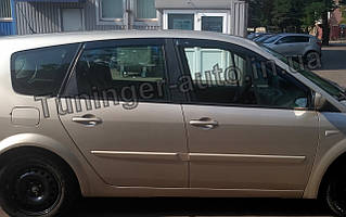 Дефлектори вікон (вітровики) Renault Scenic 2003-2009 (Hic)