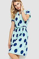 Платье в горох, цвет мятно-синий, размеры S, XL FA_007664