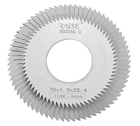 Фреза відрізна CARBIDE RAISE  70*1.3*25.4*72T