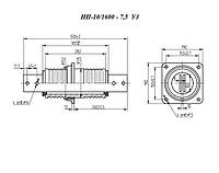Изолятор проходной ИП-10/1600-7.5 У3
