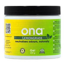 Нейтралізатор запаху Гель ONA Lemongrass 400 гр