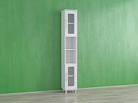 Шкаф для одежды, просторные шкафы для хранения, размер мм: 300х1900х300, цвет белый