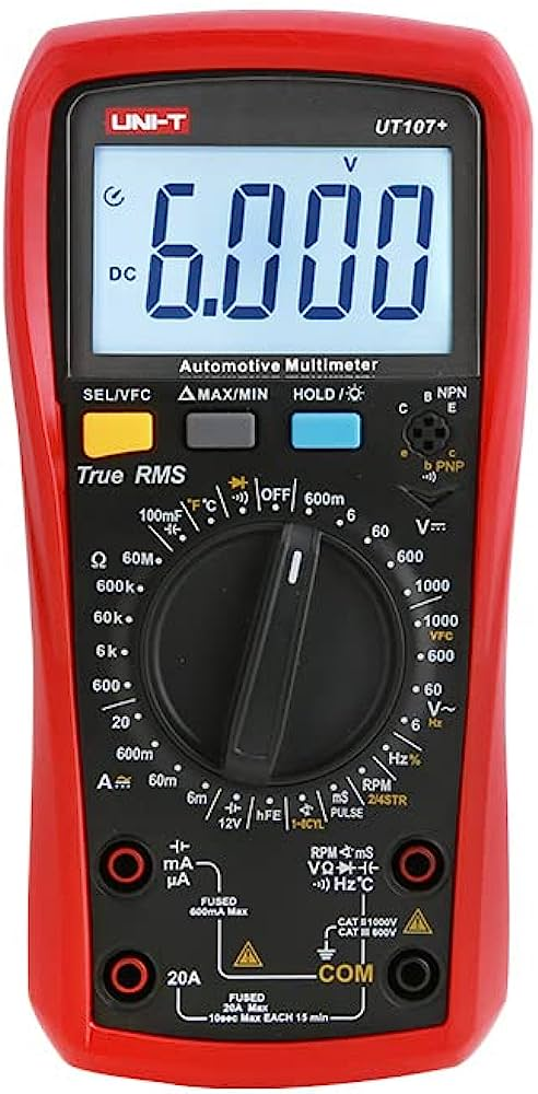 Мультиметр цифровий автомобільний UNIT UT-107+