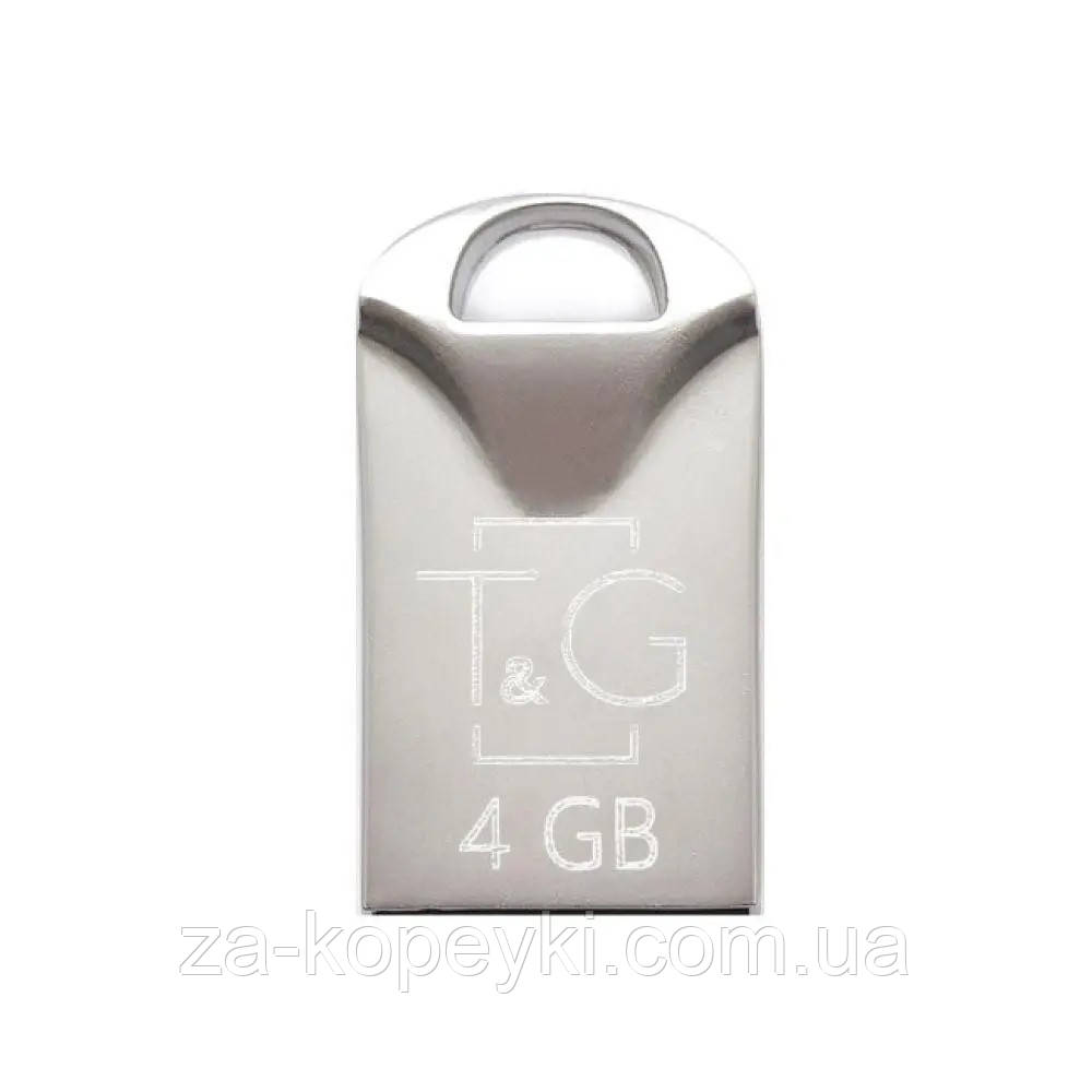 USB флешка 4GB T&G 106 Metal Series серебро