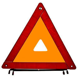 Знак аварійний трикутник (укріплений/пластикова упаковка) Vitol