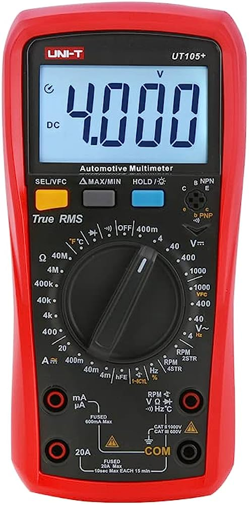 Мультиметр цифровий автомобільний UNIT UT-105+