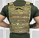 Армійська плитоноска зі швидким скиданням Cold 10-3 (без плит) Мультикам, фото 3