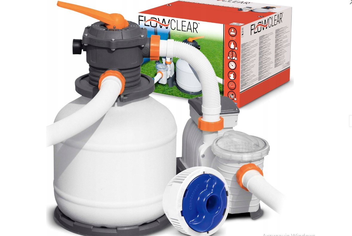Bestway 58499 8327 л/год насос для піску для басейнів