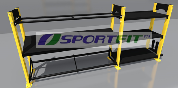 Стелаж зберігання інвентарю СR.02.03