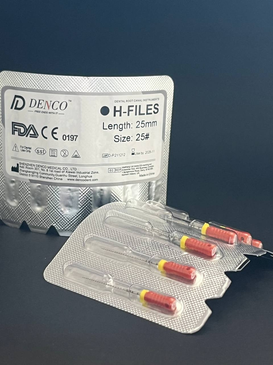 Н файли (6 шт) 25 мм No 25 DENCO