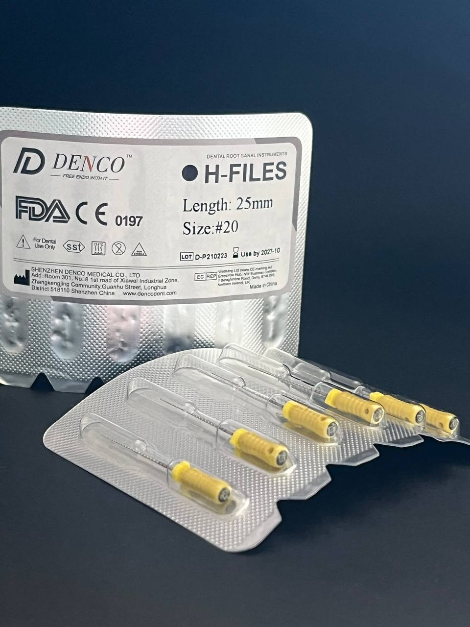 Н файли (6 шт) 25 мм No 20 DENCO
