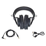 Студійні навушники з мікрофоном Audio-Technica ATH-M20xBT Black, фото 7