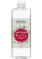 Восстанавливающий тоник REVUELE Hydrating Face Toner с розовой водой 400 мл