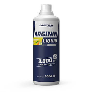 Аргінін рідкий Енерджі Боді/Energy Body Arginin Liquid 3000 mg 1 л апельсин і лимон