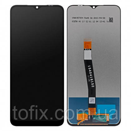 Дисплей для Samsung A226B Galaxy A22 5G модуль у зборі (екран та сенсор), чорний, оригінал
