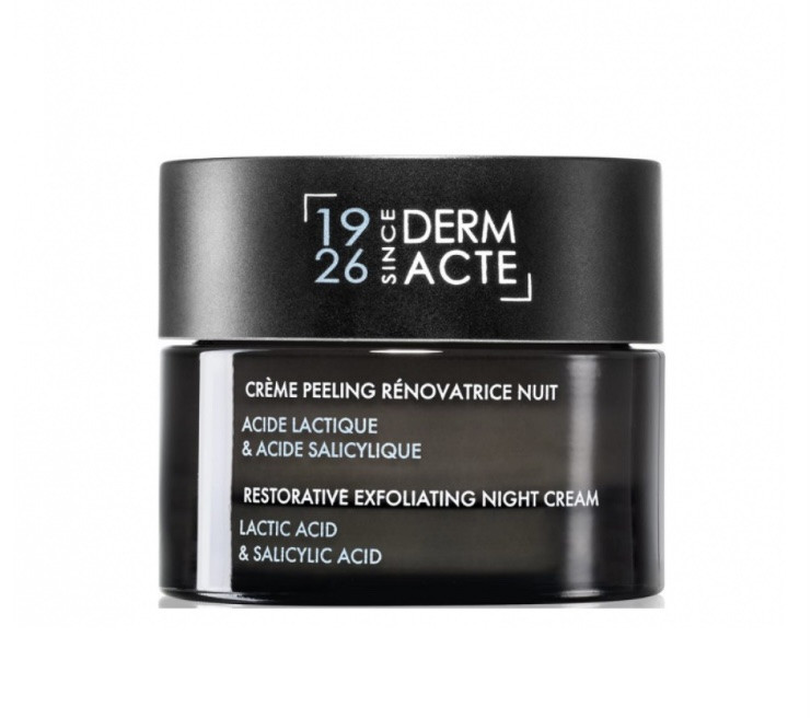 Нічний відновлюючий крем-ексфоліант Academie Derm Acte Restorative Exfoliating Night Cream