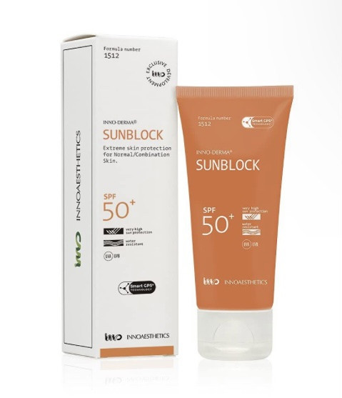 Сонцезахисний крем SPF 50 Innoaesthetics Sun Defense UVP 50+, фото 1