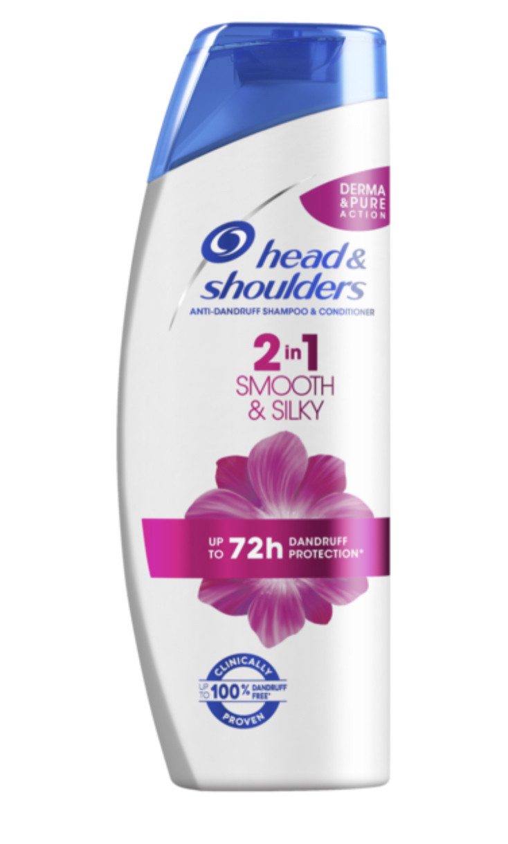 Шампунь проти лупи та бальзам-ополіскувач Head&Shoulders гладкі та шовковисті 2 в 1, 360 мл
