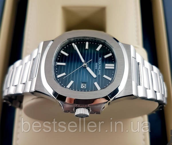 PATEK PHILIPPE NAUTILUS 40MM SILVER BLUE. AAA 5450