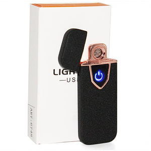 Спіральна електрична USB-запальничка ZGP 711 Чорна