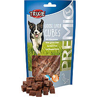 Лакомство для собак с гусиной печенью Trixie Premio Guse Liver Cubes 100 г
