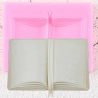 Форма для мастики "Книга" - размер молда 6*4,7см, силикон