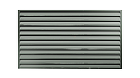 Забор-жалюзи объемные двухсторонний матовый 1,5х2 м RAL6020