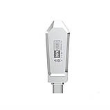 Флеш-накопичувач XO U50 64GB Type-c to USB OTG Silver, фото 2