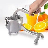 Соковыжималка ручная для фруктов с зажимом Hand Juicer. Металлическая ручная соковыжималка