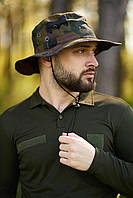 Стильная летняя мужская шляпа камуфляж тактическая и качественная, хайповая и легкая, с комфортной посадкой