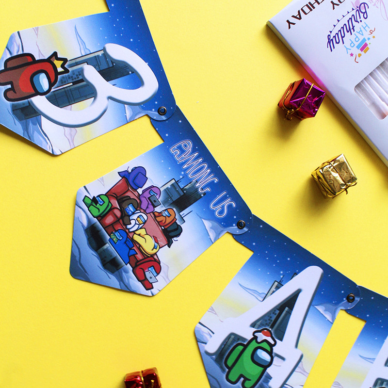 "Амонг Ас" - Гірлянда Букви довжина - до 2м., УКР, фото 1