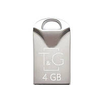 USB флешка 4GB T&G 106 Metal Series серебро