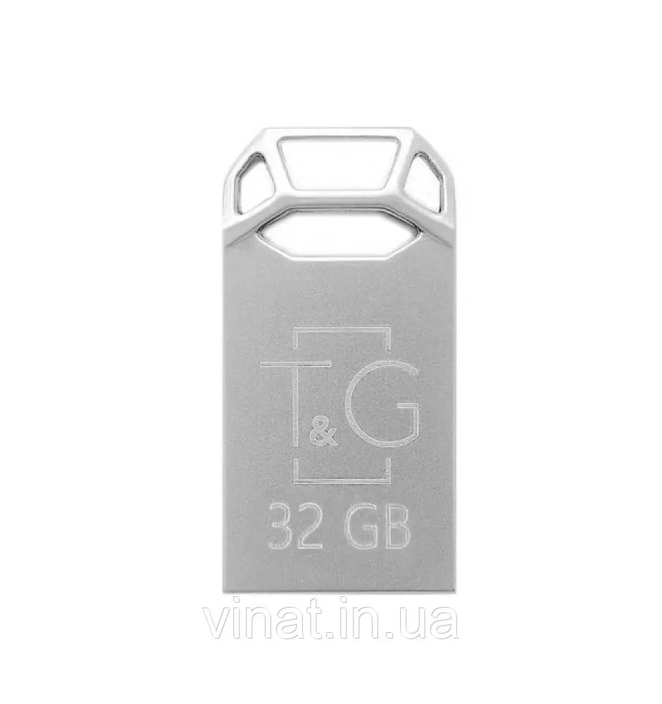 USB флешка 32GB T&G 110 Metal Series серебро