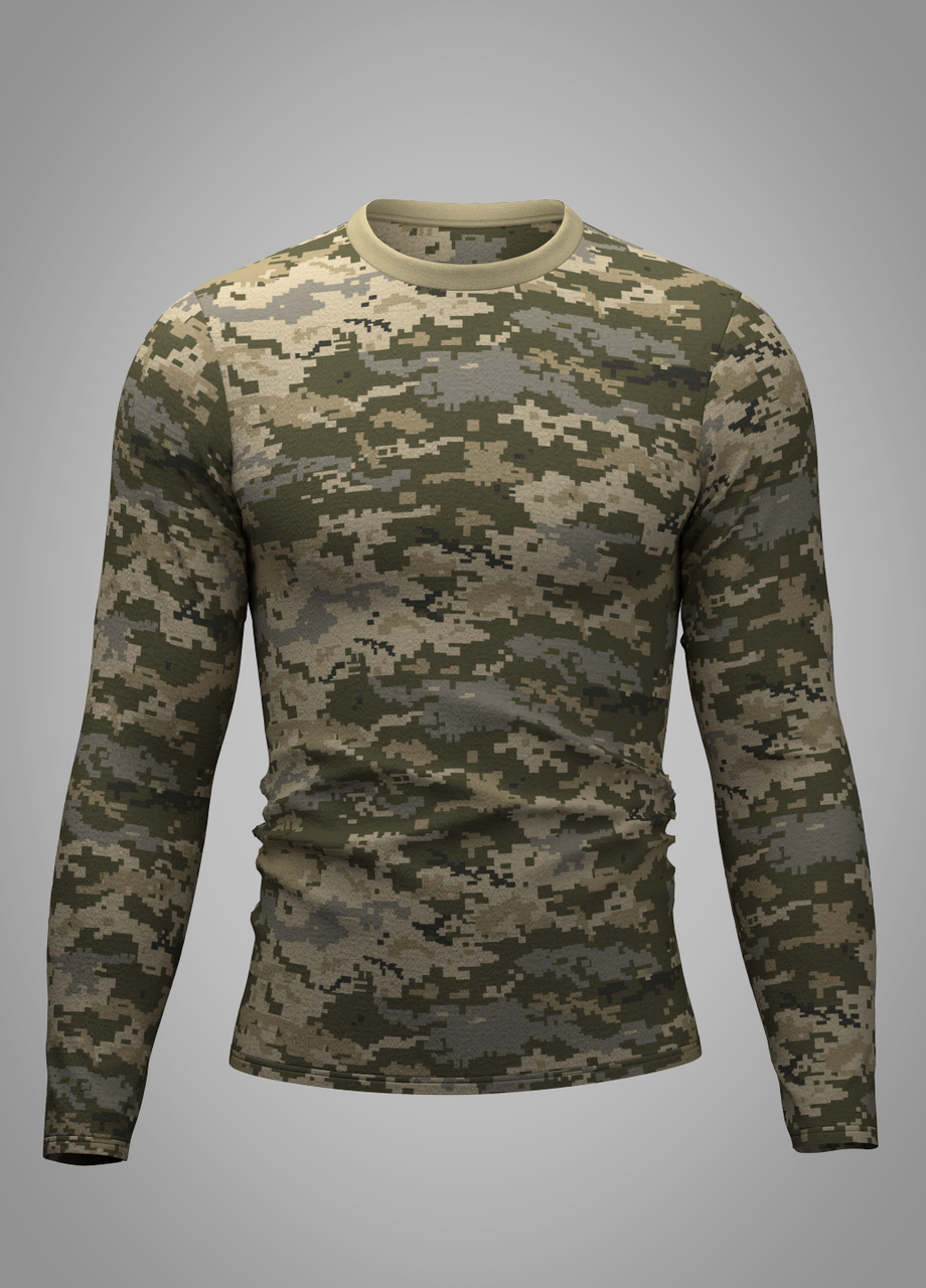 Лонгслів тактичний (бавовна, хакі) 46, фото 1