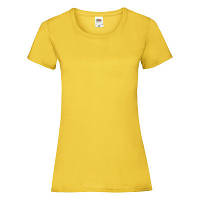 Летняя молодежная женская футболка желтого цвета - XS, S, L, 2XL