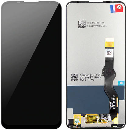 Дисплей + сенсор для Motorola G8 Power (PAHF0007RS) Black, фото 1