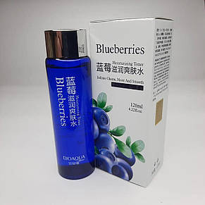 Опт Зволожуючий тонер для обличчя Bioaqua Wonder Lotion з екстрактом чорниці, 120 мл, фото 4
