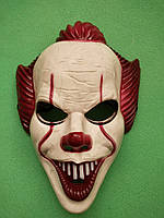 Маска клоуна на Хэллоуин - размер 29*20см, для праздника и карнавала