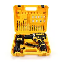 Шуруповерт аккумуляторный DeWALT DCF 680G2F (12V 2A/h Li-Ion) с набором сверл и бит