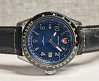 Чоловічий годинник часы Swiss Eagle SE-9024-01 Sapphire Swiss Made 43mm 100m