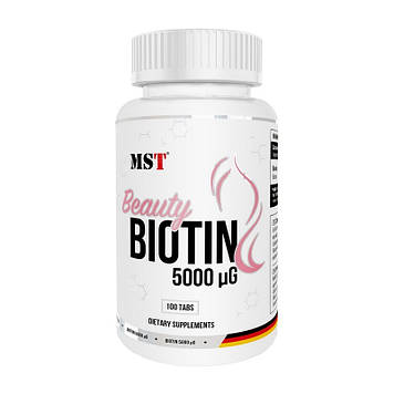 Біотин МСТ Б'юті/MST Beauty Biotin 5000 100 таб