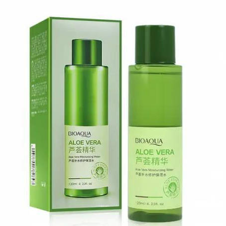 Опт Зволожуючий тонер для обличчя з алое Bioaqua Aloe Vera Moisturizing Water, 120 мл, фото 1