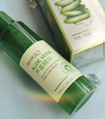 Опт Зволожуючий тонер для обличчя з алое Bioaqua Aloe Vera Moisturizing Water, 120 мл, фото 3