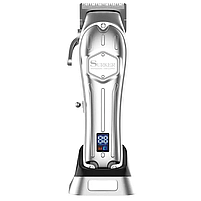 Комбо-набір для стрижки Surker&Hatteker Cordless Turbo Silver (SK-1615+SK-1613+TX2-SL), фото 4