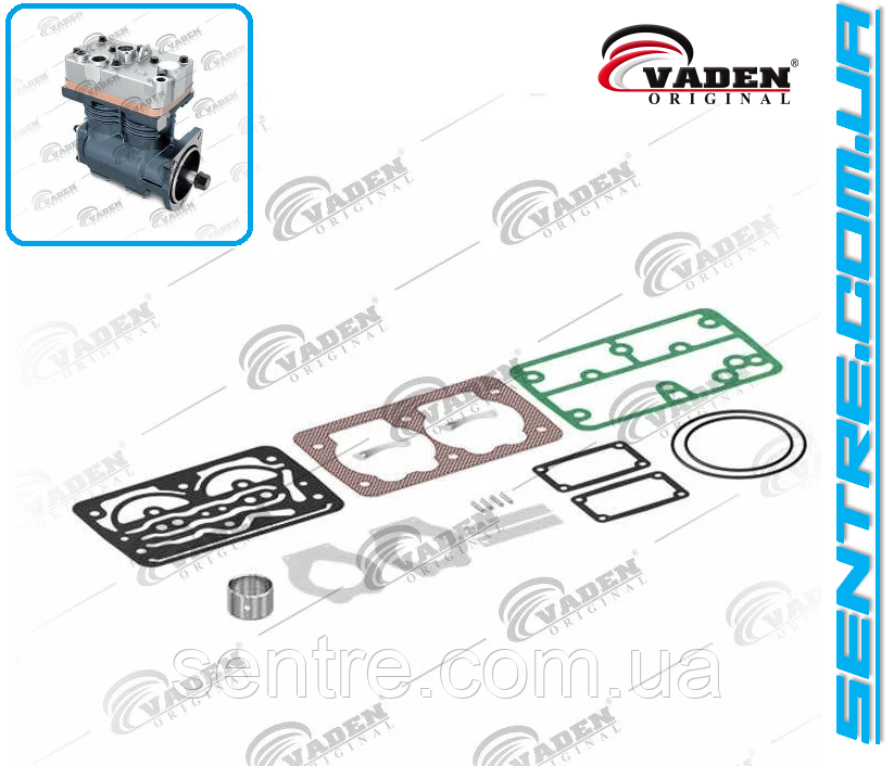 Прокладки і клапана компресора LK4918, LK4920, LP4985, LP4989 та ін. 1300090500 Vaden