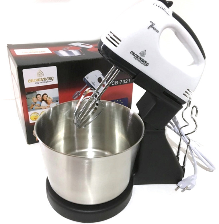 Міксер Crownberg Cb-7321 300w з металевою чашею