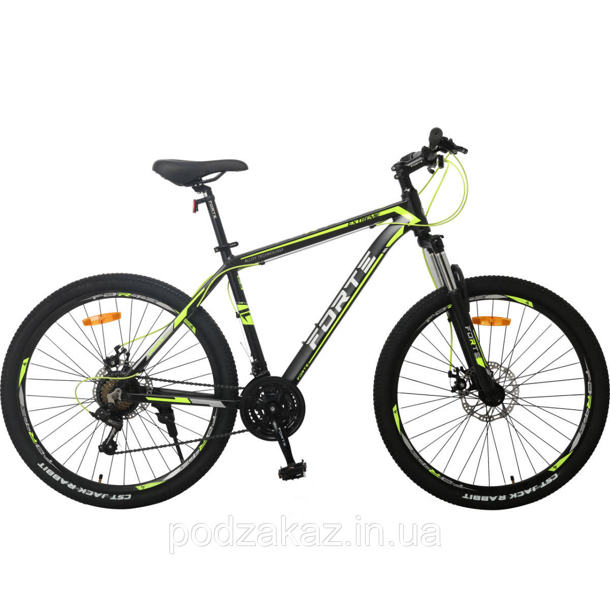 Велосипед Forte Extreme 17"/27.5" чорно-салатовий HLZ