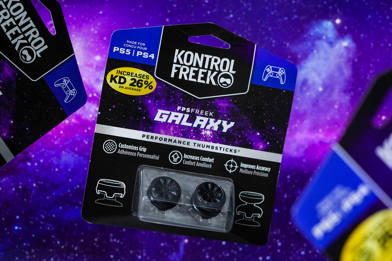 Набір накладок Thumb Grips Kontrolfreek Galaxy black PS4/PS5