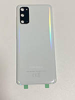 Задняя крышка Samsung Galaxy S20 G980F со стеклом камеры, цвет - Белый
